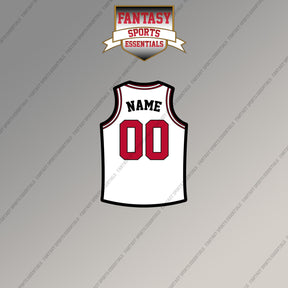 Chicago Bulls Personalized Current Away Jersey Magnets
