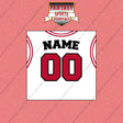 Chicago Bulls Personalized Current Away Jersey Wall Art Prints