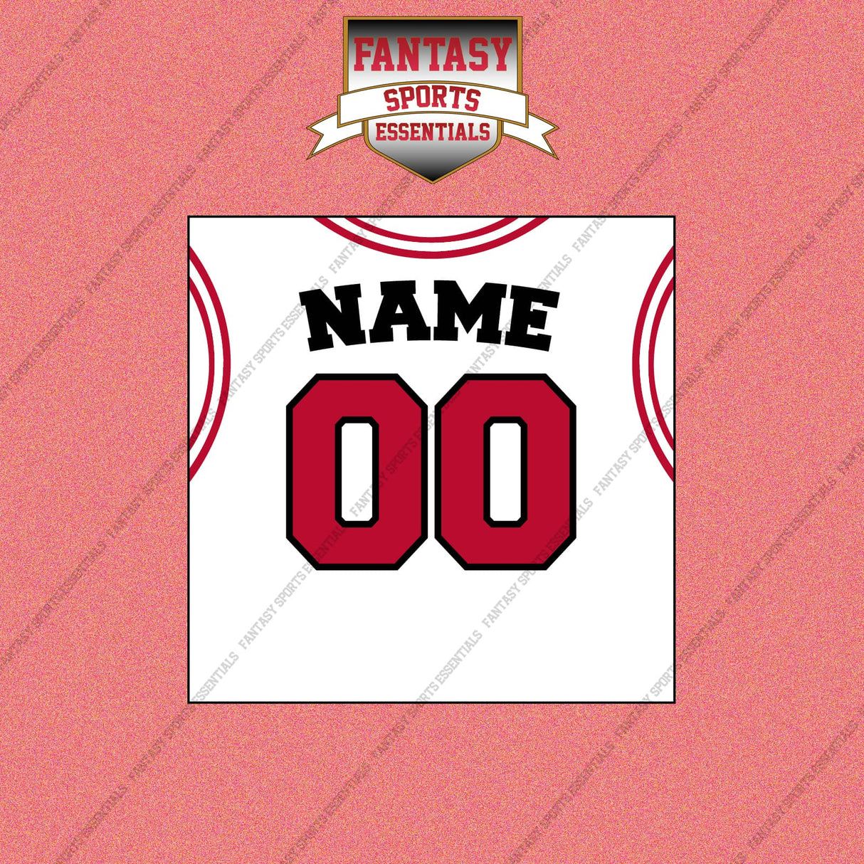 Chicago Bulls Personalized Current Away Jersey Wall Art Prints