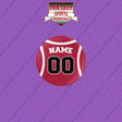 Chicago Bulls Personalized Current Home Jersey Buttons