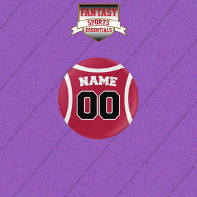Chicago Bulls Personalized Current Home Jersey Buttons
