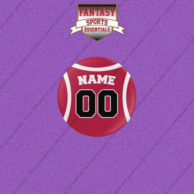 Chicago Bulls Personalized Current Home Jersey Buttons