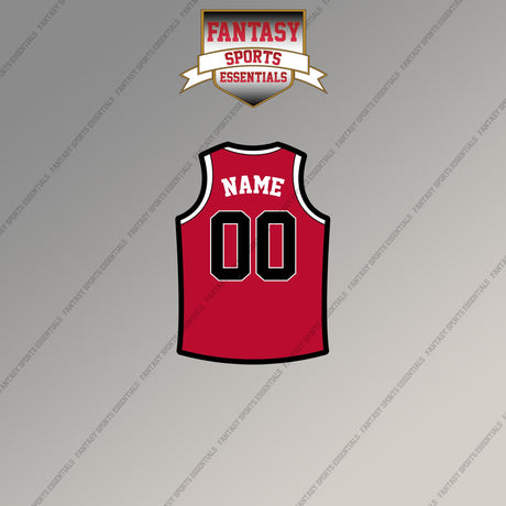 Chicago Bulls Personalized Current Home Jersey Magnets