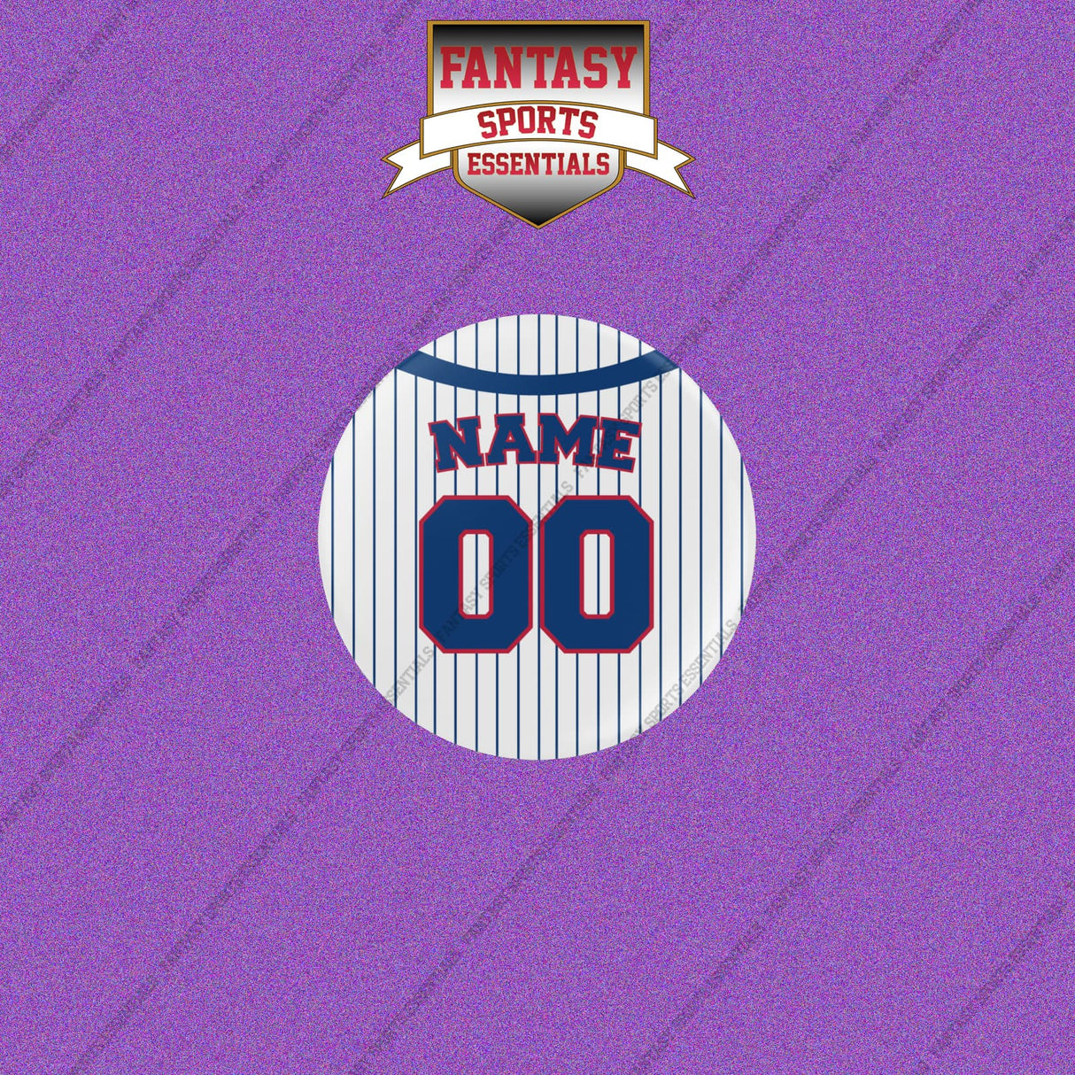 Chicago Cubs Personalized Current Home Jersey Buttons