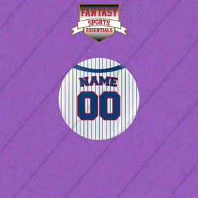 Chicago Cubs Personalized Current Home Jersey Buttons
