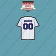 Chicago Cubs Personalized Current Home Jersey Car Decals
