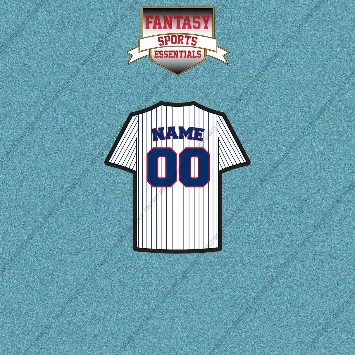 Chicago Cubs Personalized Current Home Jersey Car Decals