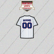 Chicago Cubs Personalized Current Home Jersey Glossy Stickers