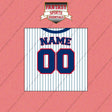 Chicago Cubs Personalized Current Home Jersey Wall Art Prints