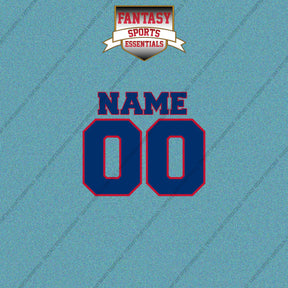 Chicago Cubs Personalized Current Name and Number Car Decals