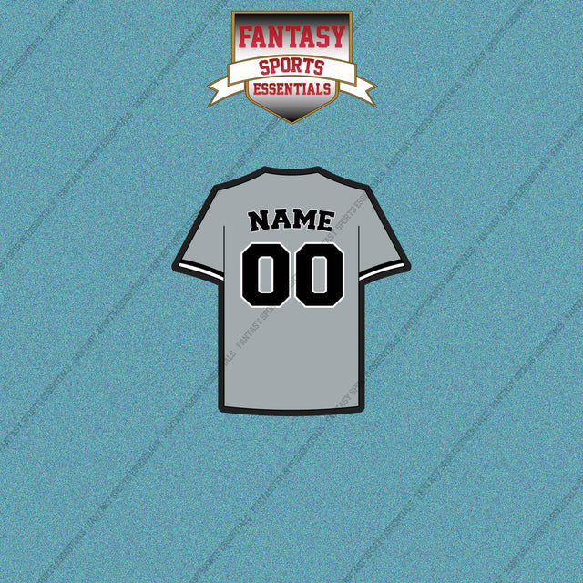 Chicago White Sox Personalized Current Away Jersey Car Decals