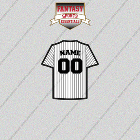Chicago White Sox Personalized Current Home Jersey Glossy Stickers