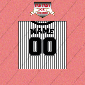 Chicago White Sox Personalized Current Home Jersey Wall Art Prints