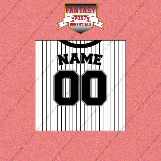 Chicago White Sox Personalized Current Home Jersey Wall Art Prints