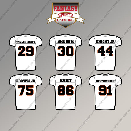 Cincinnati Bengals 2025 Away Jersey Magnets (Choose Your Player) Page 2
