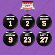 Cincinnati Bengals 2025 Home Jersey Button Pins (Choose Your Player) Page 1