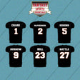 Cincinnati Bengals 2025 Home Jersey Car Decals (Choose Your Player) Page 1