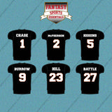 Cincinnati Bengals 2025 Home Jersey Car Decals (Choose Your Player) Page 1