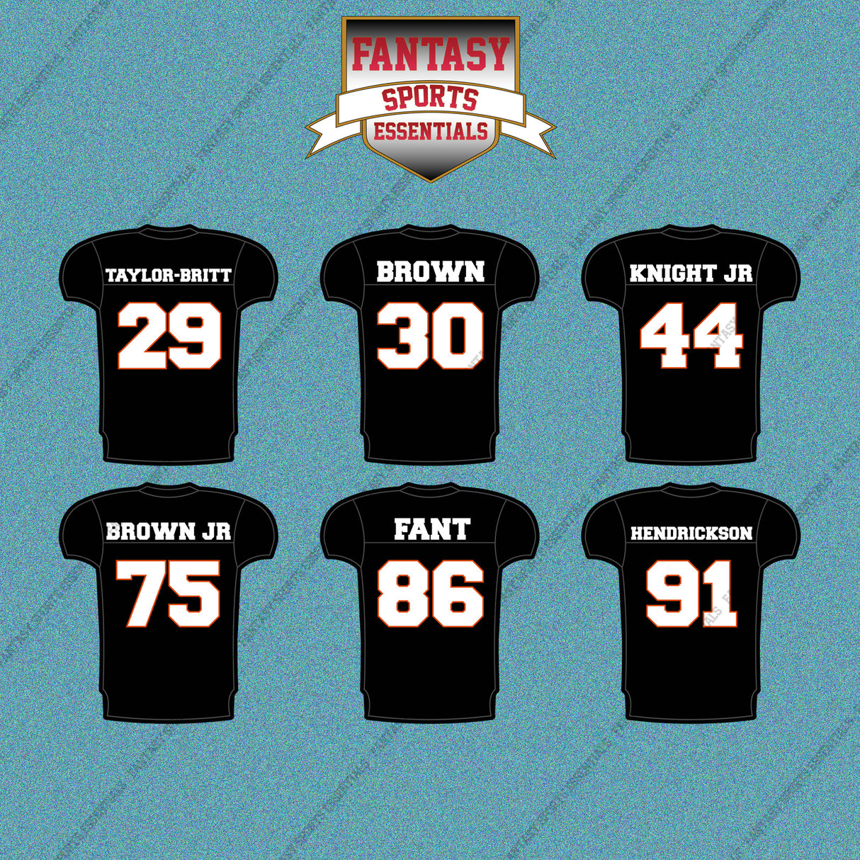 Cincinnati Bengals 2025 Home Jersey Car Decals (Choose Your Player) Page 2