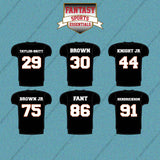 Cincinnati Bengals 2025 Home Jersey Car Decals (Choose Your Player) Page 2