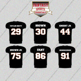 Cincinnati Bengals 2025 Home Jersey Glossy Stickers (Choose Your Player) Page 2
