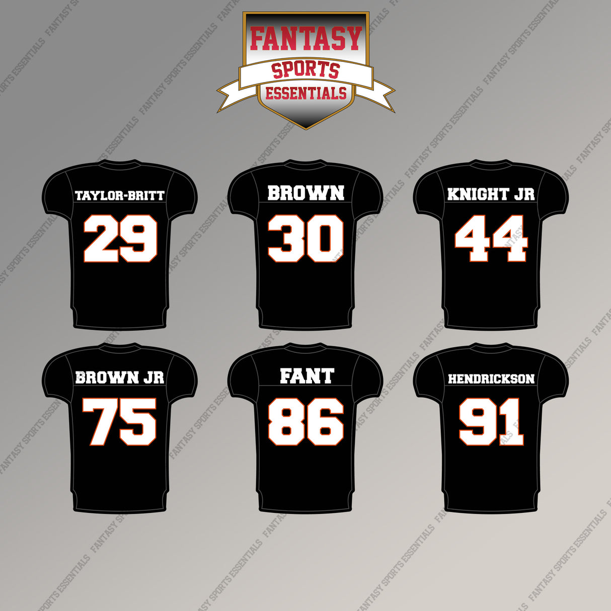 Cincinnati Bengals 2025 Home Jersey Magnets (Choose Your Player) Page 2