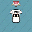 Cincinnati Bengals Personalized Current Away Jersey Car Decals