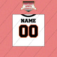 Cincinnati Bengals Personalized Current Away Jersey Wall Art Prints