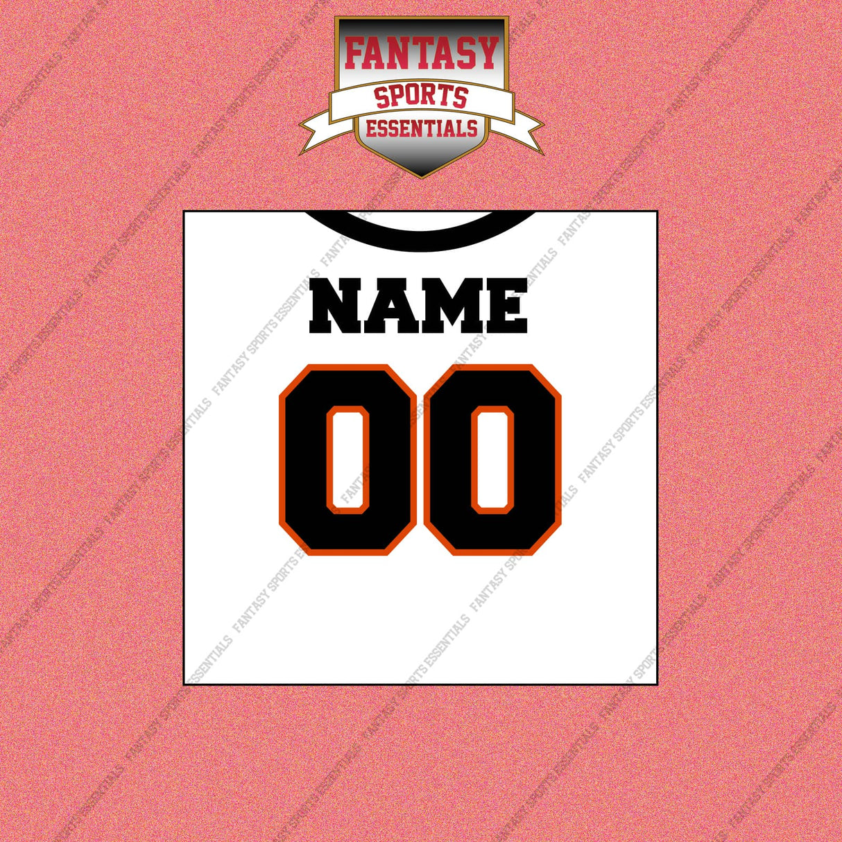 Cincinnati Bengals Personalized Current Away Jersey Wall Art Prints