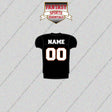 Cincinnati Bengals Personalized Current Home Jersey Glossy Stickers
