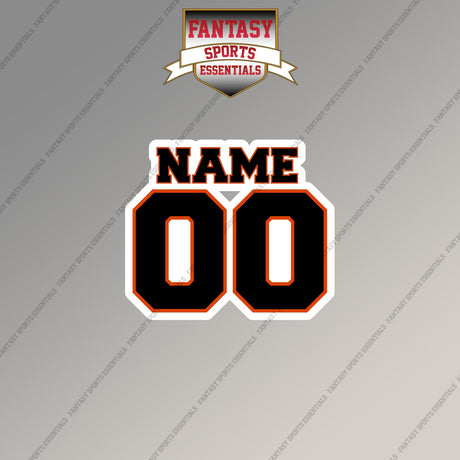 Cincinnati Bengals Personalized Current Name and Number Magnets