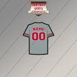 Cincinnati Reds Personalized Current Away Jersey Magnets