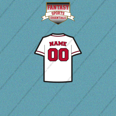 Cincinnati Reds Personalized Current Home Jersey Car Decals