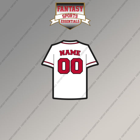 Cincinnati Reds Personalized Current Home Jersey Magnets