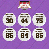 Cleveland Browns 2025 Away Jersey Button Pins (Choose Your Player) Page 2