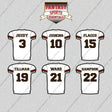 Cleveland Browns 2025 Away Jersey Glossy Stickers (Choose Your Player) Page 1