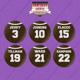 Cleveland Browns 2025 Home Jersey Button Pins (Choose Your Player) Page 1