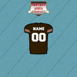 Cleveland Browns Personalized Current Home Jersey Car Decals