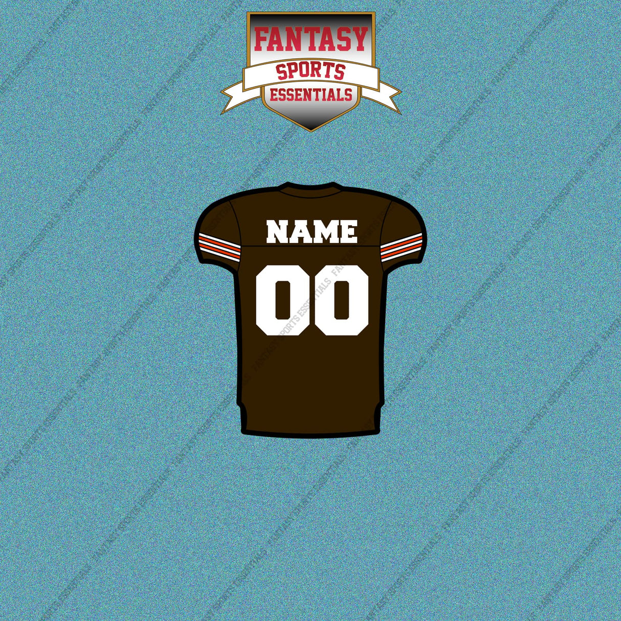 Cleveland Browns Personalized Current Home Jersey Car Decals