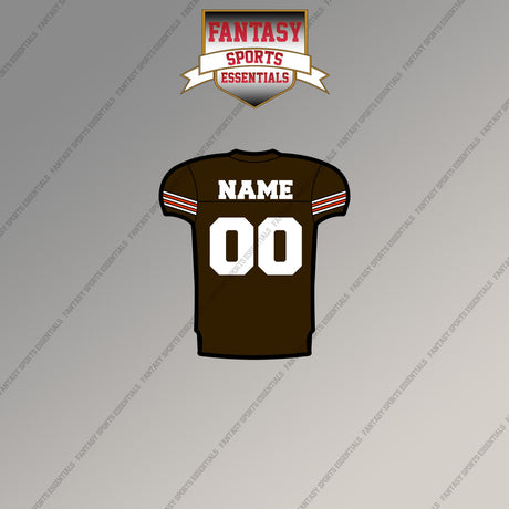 Cleveland Browns Personalized Current Home Jersey Magnets