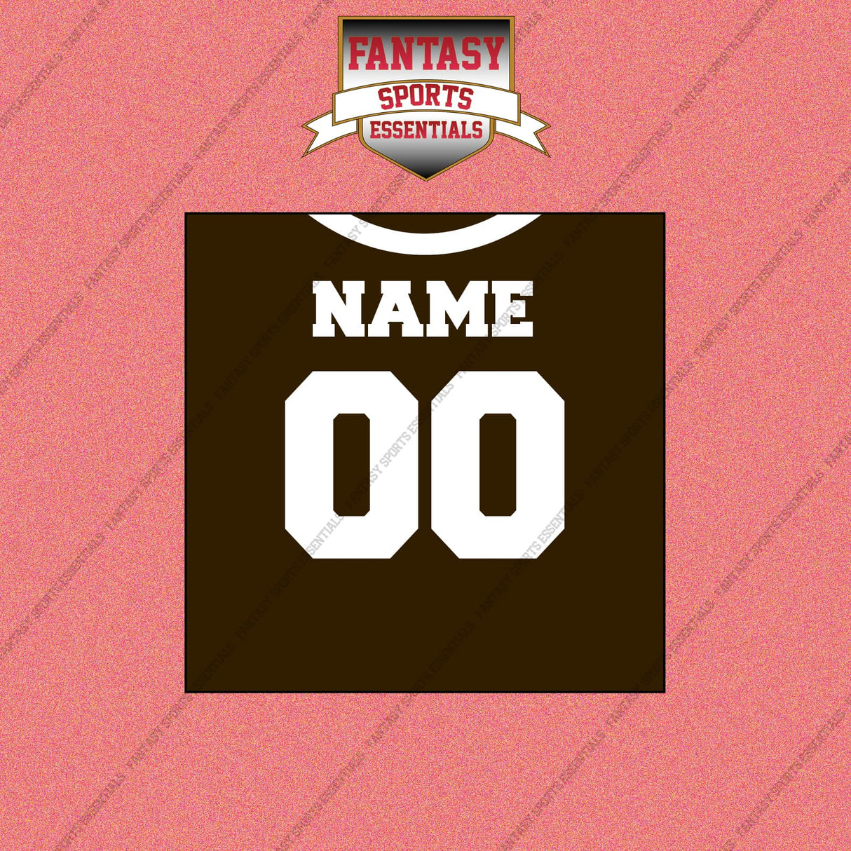 Cleveland Browns Personalized Current Home Jersey Wall Art Prints