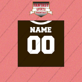 Cleveland Browns Personalized Current Home Jersey Wall Art Prints