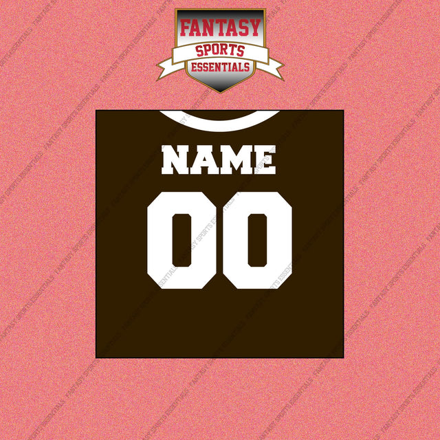 Cleveland Browns Personalized Current Home Jersey Wall Art Prints
