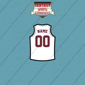 Cleveland Cavaliers Personalized Current Away Jersey Car Decals