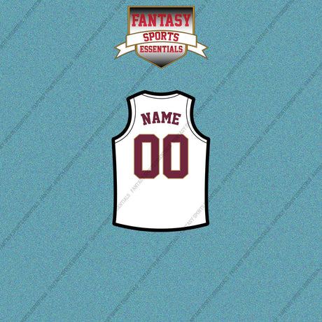 Cleveland Cavaliers Personalized Current Away Jersey Car Decals
