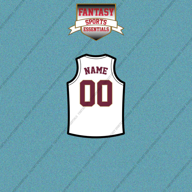 Cleveland Cavaliers Personalized Current Away Jersey Car Decals