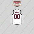 Cleveland Cavaliers Personalized Current Away Jersey Glossy Stickers