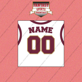 Cleveland Cavaliers Personalized Current Away Jersey Wall Art Prints