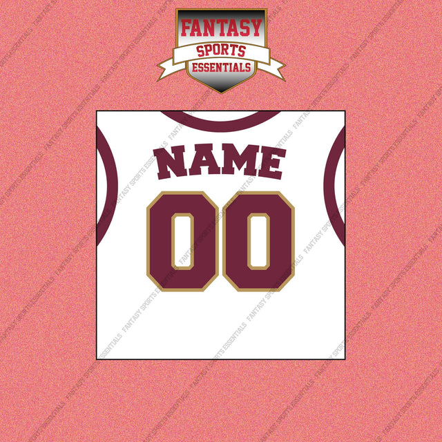 Cleveland Cavaliers Personalized Current Away Jersey Wall Art Prints
