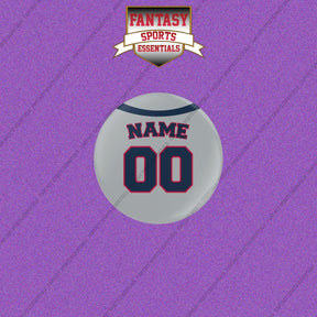 Cleveland Guardians Personalized Current Away Jersey Buttons
